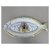 Henriot Quimper Hand Painted Tray
