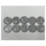 Buffalo Nickels / 10 pc