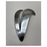 Sterling Silver "V" Brooch