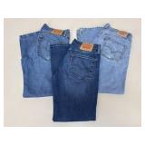 Womenï¿½s 32x30 Levi Strauss & Co. Jeans / 3 pc