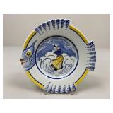 Henriot Quimper Hand Painted Plate