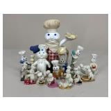 Ceramic Pillsbury Figurines / 16 pc