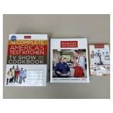 Americaï¿½s Test Kitchen Books & DVD / 3 pc