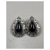 Sterling Silver Earrings w/ Stone