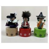 Steinbach Musicbox Wooden Figures / 3 pc