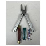 Pocket Knives & Multi-tool / 4 pc
