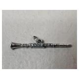 James Avery Sterling Silver Clarinet Pendant