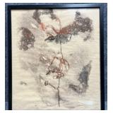 Original Drawing on Paper Signed Maurice Lewis 