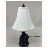 Resin Elephant Lamp w/ Shade