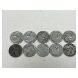 Buffalo Nickels / 10 pc