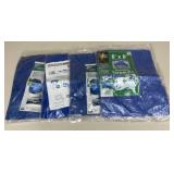 Blue Tarps NIP / 4 pc