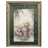Cascading Floral Print by Lena Lu