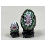 Cloisonnï¿½ Eggs / 2 pc