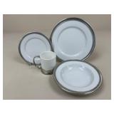 Arte Italica Ceramic & Pewter Dishware 15pc
