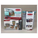 Rubbermaid Food Storage Container Sets - NIB