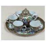 Asian Style Tea Set w/ Tray