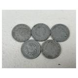 Liberty V Nickels/ 5 pc