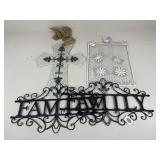 Rustic Wall Decor / 4 pc