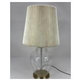 Glass & Metal Lamp w/ Shade
