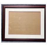 Open Frame w/Matting & Glass