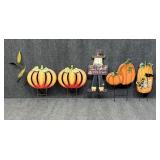 Fall Metal Yard Decor