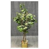 Artificial Tree in Metal Container