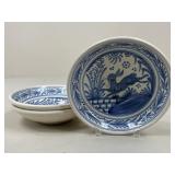 Mexican Pottery Serving Bowls / 3 pc