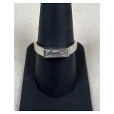 Sterling Silver Ring w/ Stone