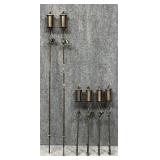 Metal Tikki Torches / 6 pc