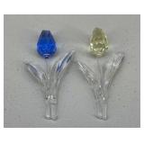Swarovski Crystal Tulips|2 pc