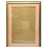 Large Custom Frame with Matting & Glass