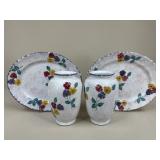 Coop Ceramiche Toscane Vases & Trays / 4 pc