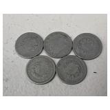 V Nickels / 5 pc