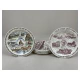 Decorative State Plates / 6 pc