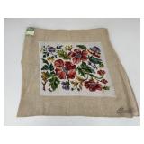 Needlepoint On Antique Canvas