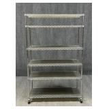 Seville Rolling Metal Storage Rack