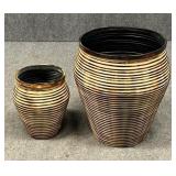 Metal Planters / Vases