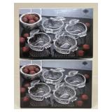 Godinger Shannon Crystal Bowls - NIB|8 pc