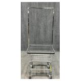 RB Wire Metal Rolling Laundry Hamper