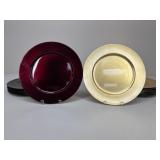13' Gold & Red Chargers|16 pc