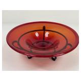 Decorative Glass Bowl w/ Stand
