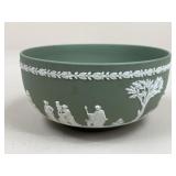 Green Wedgwood Jasperware Bowl