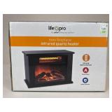 Life Pro Mini Fireplace Heater - NIB