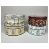 Round Storage Boxes|4 pc