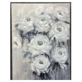 Enhanced Floral Print on Canvas