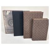 Faux Book Storage Boxes|4 pc