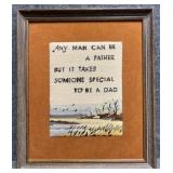 Father's Needle Point