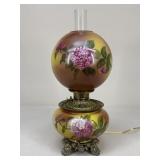 Vintage Double Light Hurricane Lamp