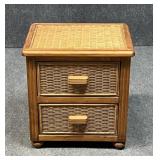 Wicker Nightstand