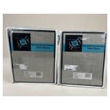 Faux Linen 120' Long Blackout Curtains/ 2 pc